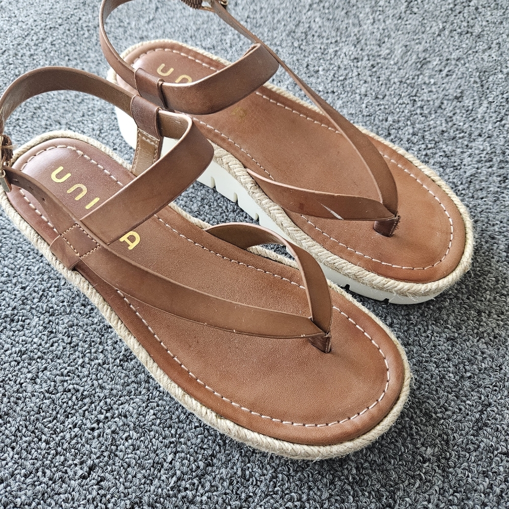 Tan sandals
